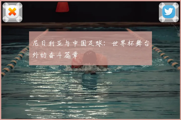 尼日利亚与中国足球:世界杯舞台外的奋斗篇章